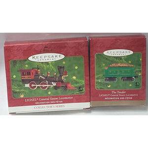 Hallmark Keepsake Lionel General Steam Locomotive & The Tender